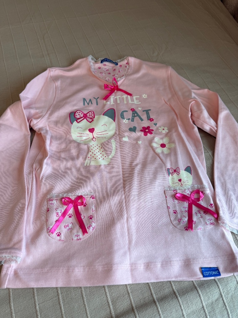COTTONIL GIRLS COTTON SLEEPING GOWN, SIZE 10, NEW